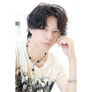 波巻き　センター　ウルフ - LIPPS hair 池袋【リップスヘアー】【リップス ヘアー イケブクロ】掲載中