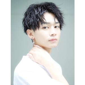 【波巻き、ツイスパ、ミックスパーマ】　センターパート - LIPPS hair 千葉 annex【リップスヘアー】【リップスヘアー チバ アネックス】掲載中