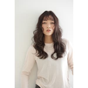 大人カジュアル/ロングウェーブ/ロングパーマ