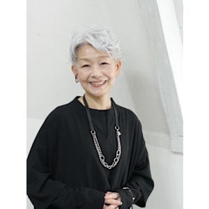 グレイヘアパーマ/大人ショート/ショートパーマ