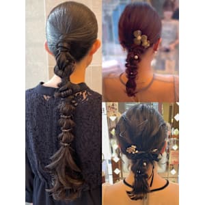 ヘアアレンジ、ヘアセット、編みおろし、カチモリ - tip・top目白店【チップタップメジロテン】掲載中