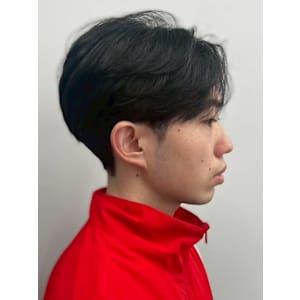 韓国風センターパート ツーブロック 20代 フェザーパーマ - Men's salon SEPT. 博多【メンズサロン セプト ハカタ】掲載中