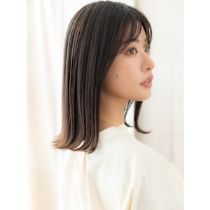 チャコールグレーくびれミディアム小顔マレットヘア30代40代 - mod's hair【モッズヘア】越谷/越谷西口店【モッズヘア コシガヤ コシガヤニシグチテン】掲載中
