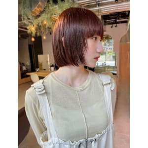 内巻きボブ/暖色カラー/ブラウン - MINX OVER【ミンクスオーバー】掲載中