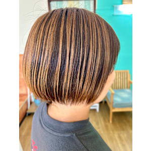 アンブレラカラー（ブリーチ不使用）