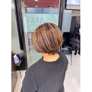 ハイライトカラー - AIZU本厚木 白髪ぼかし ハイライト バレイヤージュ 髪質改善【アイズホンアツギ シラガボカシ ハイライト バレイヤージュ カミシツカイゼン】掲載中