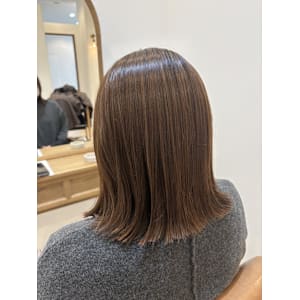 縮毛矯正/ボブ/外ハネボブ - 半個室型美容室 Sourire 野芥店【ハンコシツガタビヨウシツ スーリール ノケテン】掲載中