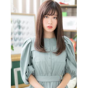 モノトーングレージュ大人かわいい小顔ロング　リタッチカラー - COVER HAIR bliss【カバーヘア ブリス】大宮/大宮西口店【カバー ヘア ブリス オオミヤ オオミヤニシグチテン】掲載中