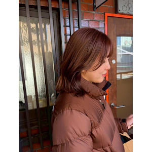 冬ブラウン/髪質改善カラー