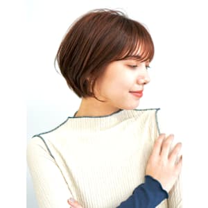 前下がりショート・ボブ/絶壁解消/前髪あり/40代/30代 - INCEPTION  GINZA 銀座【インセプション】掲載中