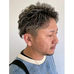 白髪ぼかしハイライト シルバーアッシュ 30代 40代 - MENS SALON RUGGED 大野城店【メンズサロンラギッドオオノジョウテン】掲載中