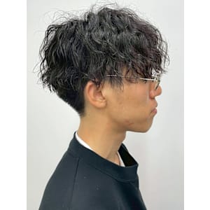 波巻きパーマ 刈り上げ ツーブロック マッシュ メンズパーマ - MENS SALON RUGGED 大野城店【メンズサロンラギッドオオノジョウテン】掲載中