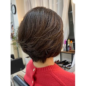 40代　50代おすすめ　ひし形ショートスタイル - HAIR&MAKE STUDIO MIMURO【ヘアメイク スタジオ ミムロ】掲載中