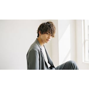 【メンズ】動きのある重めマッシュ