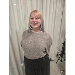 艶ケアブリーチ＋オーガニックカラー＋集中補修トリートメント