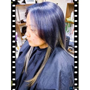 艶ケアブリーチ＋オーガニックカラー＋集中補修トリートメント