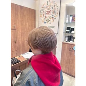 POREPORE　【谷保/国立】ショートボブ　ハイトーン - POREPORE HAPPY HAIR BASE 国立谷保【ポレポレハッピーヘアーベース】【ポレポレハッピーヘアーベース】掲載中