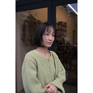 レイヤーボブ/アッシュブラック