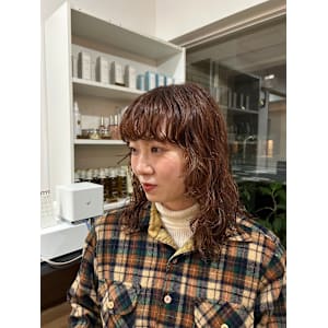 ミディアムパーマ/ミックスパーマ/レイヤーカット