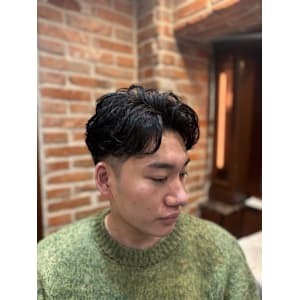 7:3ウェーブパーマ　日本橋室町