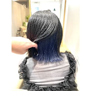 切りっぱなしボブ×インナーブルーヴァイオレット - AUTHEN.HAIR【オーセンヘアー】掲載中