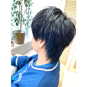 MEN'S HARE × inner color Blue - AUTHEN.HAIR【オーセンヘアー】掲載中