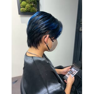 オーダーメイド　デザインカラー　ケアブリーチカラー　ウルフ - Null 原宿店 デザインカラー/ダブルカラー【ヌルハラジュクテン デザインカラー ダブルカラー】掲載中