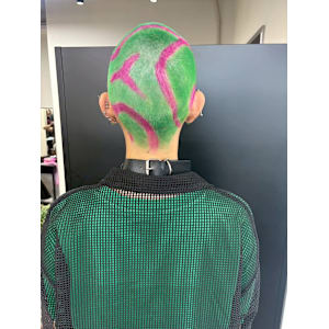 オーダーメイド　デザインカラー　ケアブリーチカラー　ウルフ