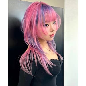 オーダーメイド　デザインカラー　ケアブリーチカラー　ウルフ - Null 表参道本店 デザインカラー/ダブルカラー【ヌル】掲載中