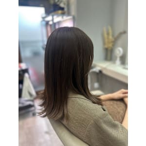 外ハネミディアムベージュカラー♪ - a-o 花咲町【アオ ハナサキチョウ】掲載中