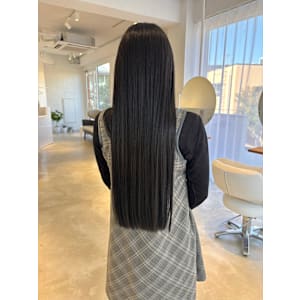 薬院浄水　スーパーロングヘア＋ネイビーブラック - CIRCLES hair design 薬院浄水通り店【サークルヘアデザイン ヤクインジョウスイドオリテン】掲載中