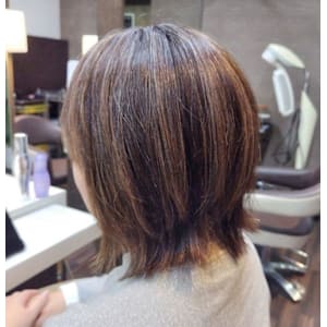 毛量調整レイヤーボブ - ENOMOTO 髪質改善・白髪ぼかし【エノモト】【エノモト】掲載中