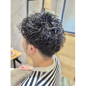 メンズランダムパーマ