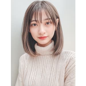 フェイスフレーミングワンカールストレートp1　ミックスカラー - mod's hair【モッズヘア】上尾/上尾西口店【モッズヘア アゲオ アゲオニシグチテン】掲載中