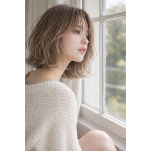 柔らかボブベージュ【梅田】 - La Bless 大阪梅田サロン[LINKS前]【ラ ブレス オオサカウメダサロン】掲載中