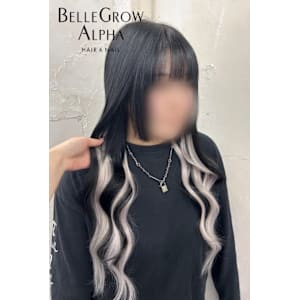 カラー＋エクステ - BELLE GROW ALPHA HAIR&NAIL【ベルグローアルファヘアアンドネイル】掲載中