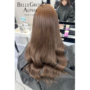 カラー＋エクステ - BELLE GROW ALPHA HAIR&NAIL【ベルグローアルファヘアアンドネイル】掲載中