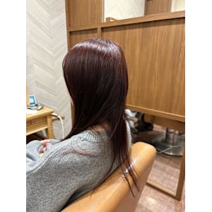 レッドブラウンカラー - 半個室 rire hair 香椎店【ハンコシツリールヘアーカシイテン】掲載中
