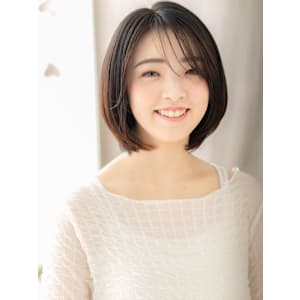 黒髪ダークアッシュ大人美人似合わせカット丸みボブ30代40代 - COVER HAIR bliss【カバーヘア ブリス】北浦和/北浦和西口店【カバー ヘア ブリス キタウラワ キタウラワニシグチテン】掲載中