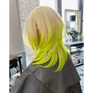 ルーツカラー　デザインカラー　ケアブリーチカラー　姫レイヤー - Null 表参道本店 デザインカラー/ダブルカラー【ヌル】掲載中