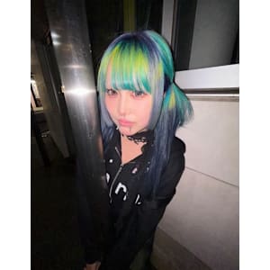 オーダーメイド　デザインカラー　ケアブリーチカラー　ウルフ