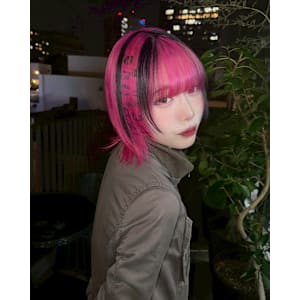 オーダーメイド　デザインカラー　ケアブリーチカラー　ウルフ - Null 表参道本店 デザインカラー/ダブルカラー【ヌル】掲載中