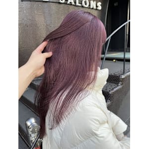 ブリーチなし上品赤髪♪♪ - ao. 渋谷/表参道 ダブルカラー・ハイトーン・髪質改善【アオ】【アオ シブヤ オモテサンドウ ダブルカラー ハイトーン カミシツカイゼン】掲載中