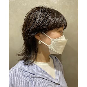 マッシュウフル/ミニウルフ/くすみブルー/マッシュ/大人かわ - ROW 横浜【ロウ】【ロウヨコハマ】掲載中