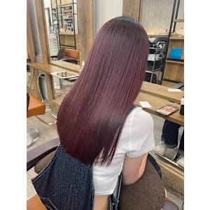 髪質改善トリートメントグラデーションローズブラウンストレート - ROW 横浜【ロウ】【ロウヨコハマ】掲載中