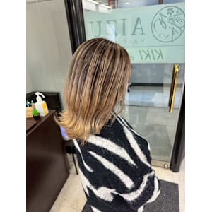 ハイライトカラー - AIZU本厚木 白髪ぼかし ハイライト バレイヤージュ 髪質改善【アイズホンアツギ シラガボカシ ハイライト バレイヤージュ カミシツカイゼン】掲載中