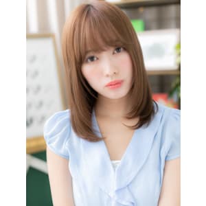 大人可愛いシースルーバングくすみベージュミルクティーブラウン - COVER HAIR bliss【カバーヘア ブリス】志木/志木南口駅前店【カバーヘア ブリス シキ シキミナミグチエキマエテン】掲載中