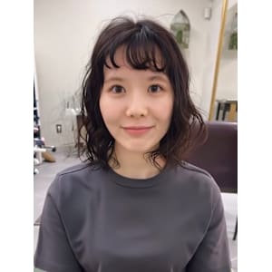 ショートバングパーマ - Sancha Salon【サンチャサロン】掲載中
