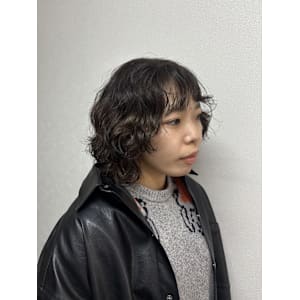 ウルフパーマ/デザインパーマ/クリームパーマ/レイヤーカット - AO。【アオ】掲載中