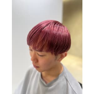 【麻布十番/メンズカット】カラー　ブリーチ　20代